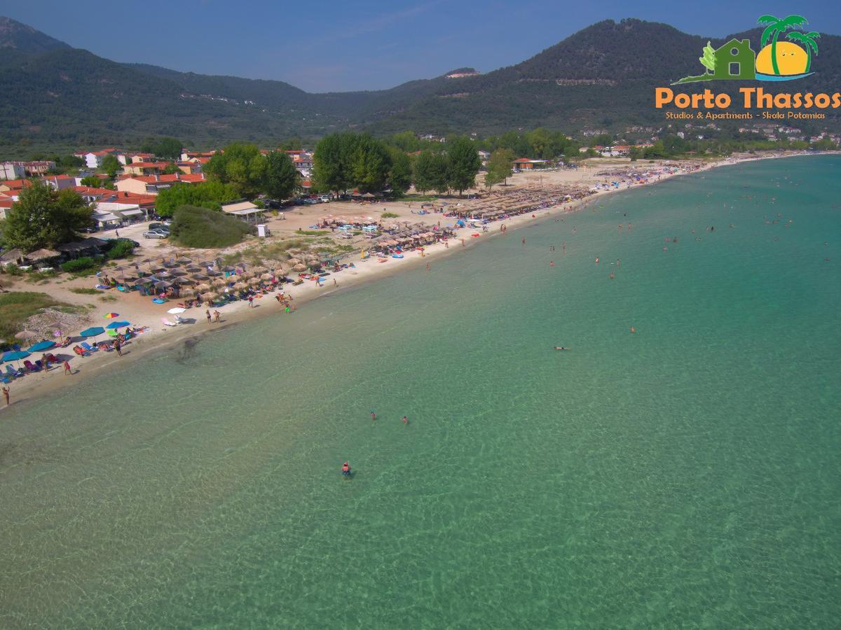 Porto Thassos Apartments & Studios Скала-Потамиас Экстерьер фото